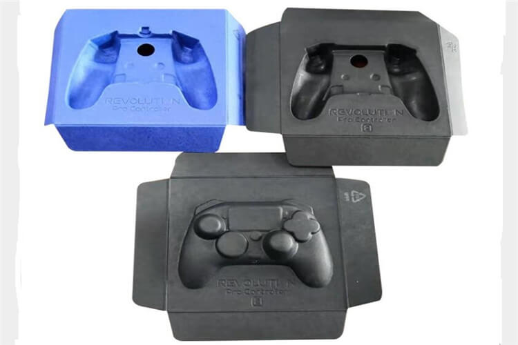 moulded pulp insert fo switch controller packaging