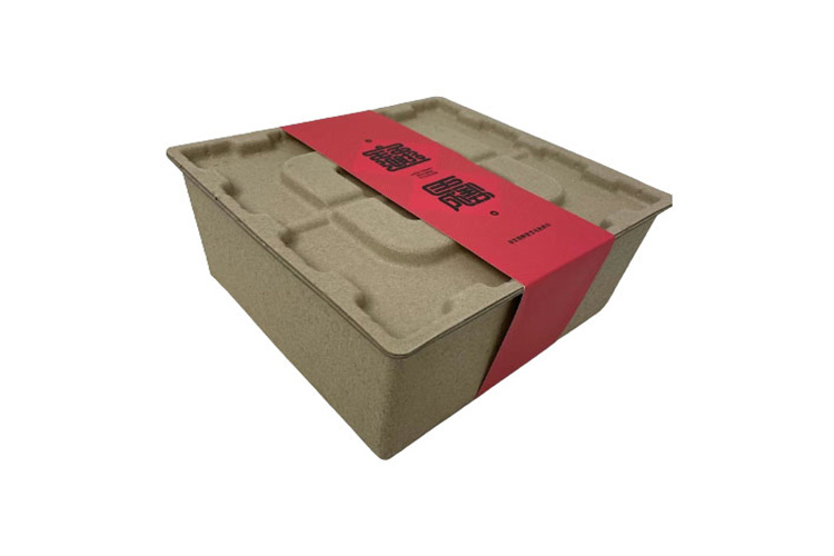 recyclable molded pulp box